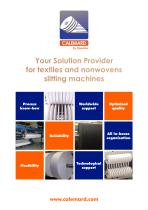 Modular slitter-rewinder for textile industry