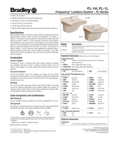 Frequency® Lavatory System