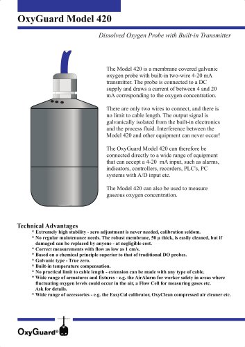 OxyGuard Model 420