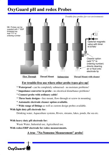 pH / Redox Probe