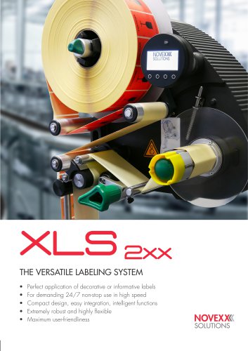 XLS labeling systems product brochure