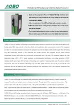 1 or 2 Serial Port/Fiber port Industrial Serial Data Optical Transceiver