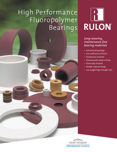 Rulon® High Performance Fluoropolymer Bearings