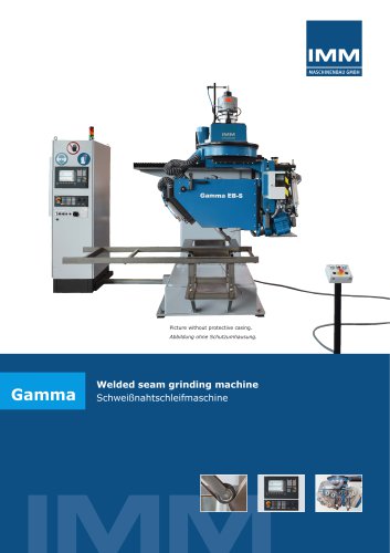 Welded seam grinding machine