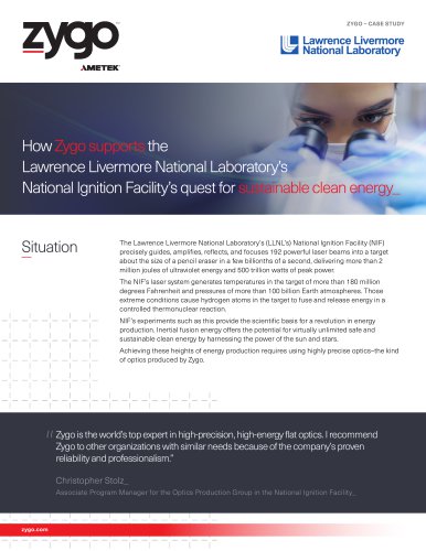 Case Study: Lawrence Livermore National Laboratory