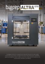 BigRep ALTRA 670 Datasheet EN