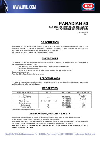 PARADIAN 50