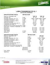 LUBRA TRANSMISION STD 140 GL-1 - 2