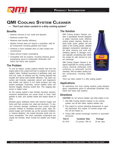 QMI Cooling System Cleaner