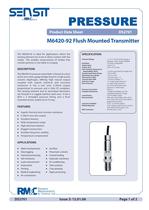 flush diaphragm pressure transmitter M6420-92