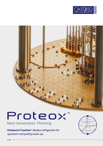 ProteoxLX Cryofree® dilution refrigerator for quantum computing scale-up