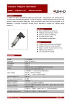 ZHYQ Pressure transmitter PT124B-212 industrial pressure measurement