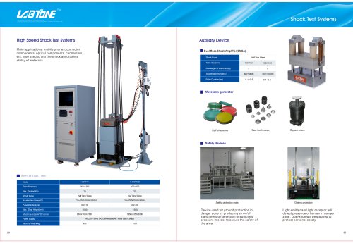 Labtone High Speed Shock Test System Machine HSKT10