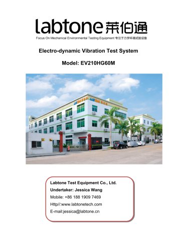 vibration test systems EV210HG60M