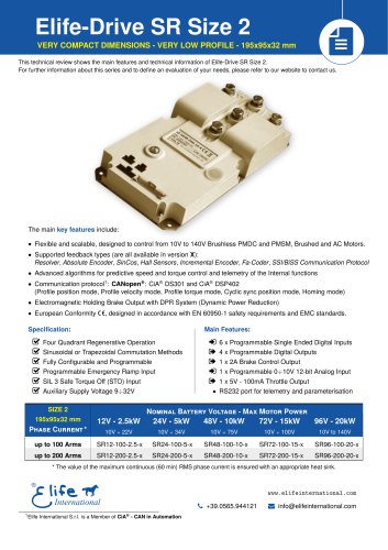 SR Size 2 - High Power in Very Low Thickness