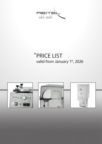 PRICE LIST