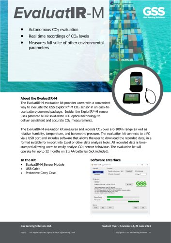 EvaluatIR-M Product Flyer