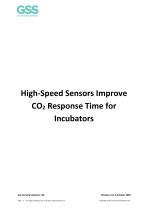 High-Speed Sensors Improve CO2 Response Time for Incubators