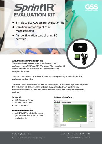 SprintIR Evaluation Kit Product Flyer