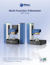 Multi Function Tribometer
