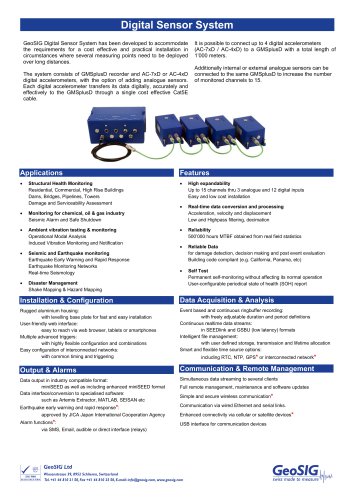 Digital Sensor System