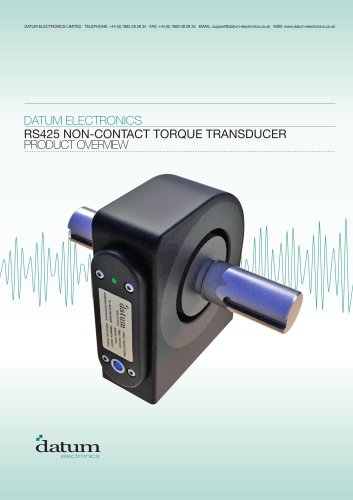 RS425 NON-CONTACT TORQUE TRANSDUCER