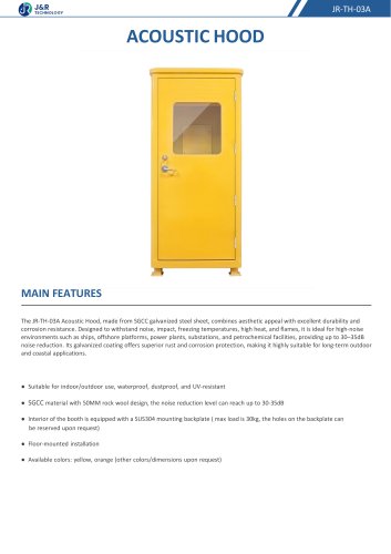 JR-TH-03A Specification