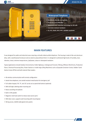 JR102-FK-4G Specification