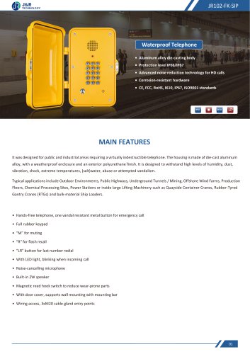 JR102-FK-SIP Specification