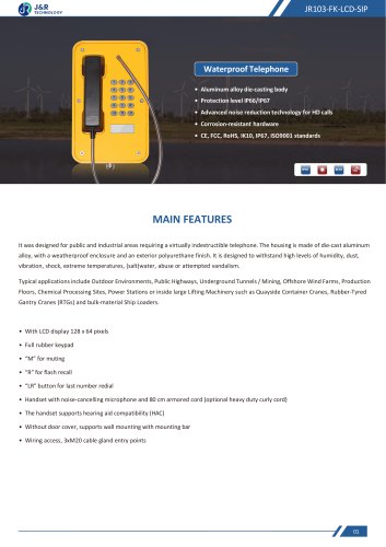 JR103-FK-LCD-SIP Specification