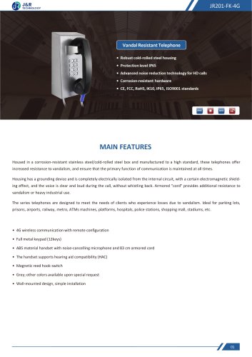 JR201-FK-4G Specification