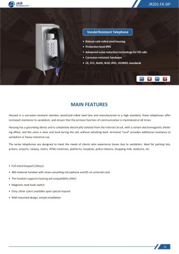 JR201-FK-SIP Specification