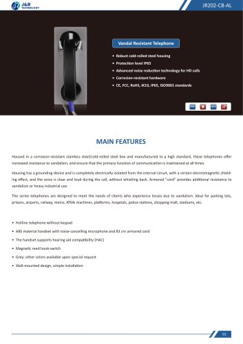 JR202-CB-AL Specification