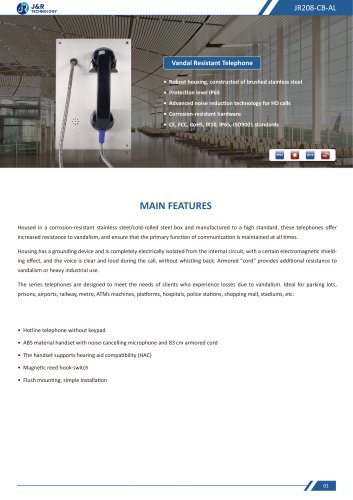 JR208-CB-AL Specification