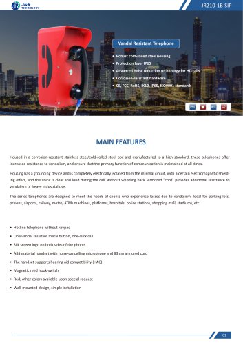 JR210-1B-SIP Specification