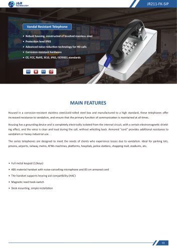 JR211-FK-SIP Specification