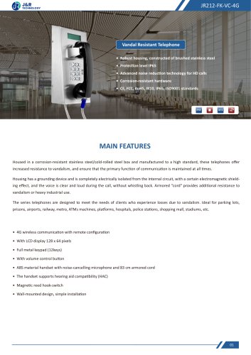 JR212-FK-VC 4G Specification