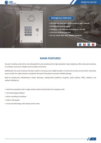 JR308-FK-IW-SIP Specification