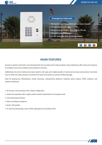 JR308-FK-OW-4G Specification
