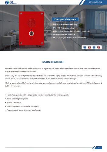 JR314-SC-SIP Specification