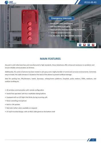 JR316-SC-4G Specification