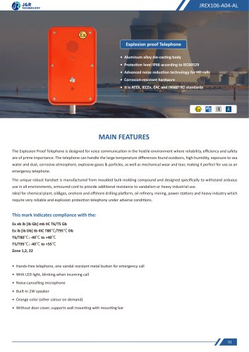 JREX106-A04-AL Specification