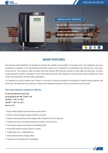 JREX106-CB-LCD-SIP Specification