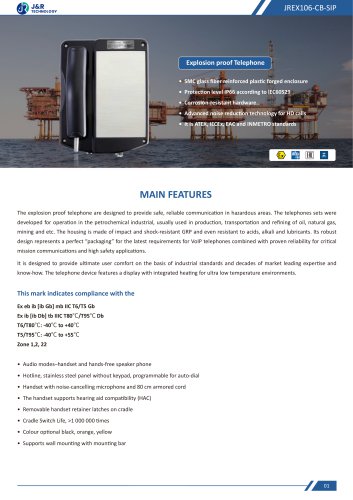 JREX106-CB-SIP Specification