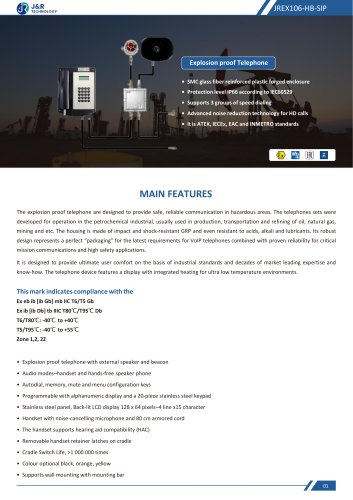 JREX106-HB-SIP Specification
