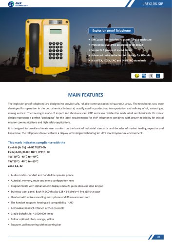 JREX106-SIP Specification
