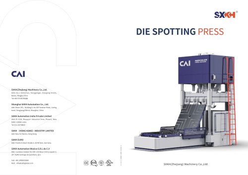 SXKH Die Spotting Press V3
