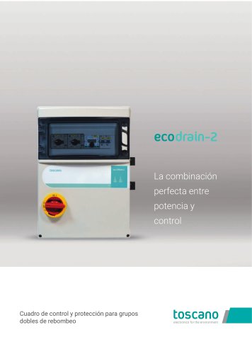 Folleto ECO-Drain-2 - Cuadro de control y protección para grupos dobles de rebombeo