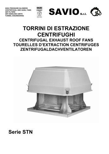 CENTRIFUGAL EXHAUST ROOF FANS