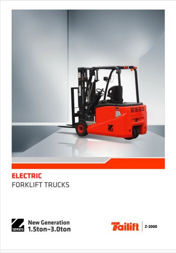 Electric counterbalance trucks Z-2000 electric